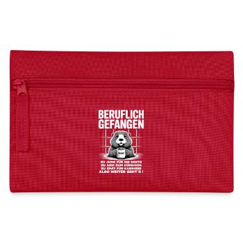Office & Job Colleagues Workers Fun Work - Pencil Case - red - Front