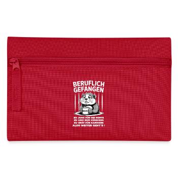 Office & Job Colleagues Workers Fun Work - Pencil Case - red - Front