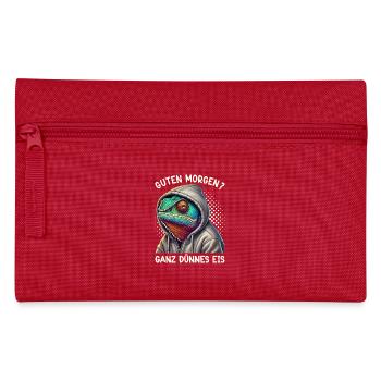 Bonjour caméléon de glace très mince drôle - Trousse - rouge - Devant