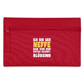 Family motif nephew - Pencil Case - red - Front