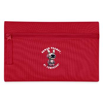 IA CONFUSE Nerds Promt Ingénieur - Trousse - rouge - Devant