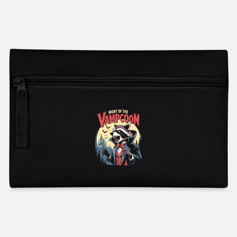 Vampcoon Nachtball Waschbär - Federtasche - Schwarz
