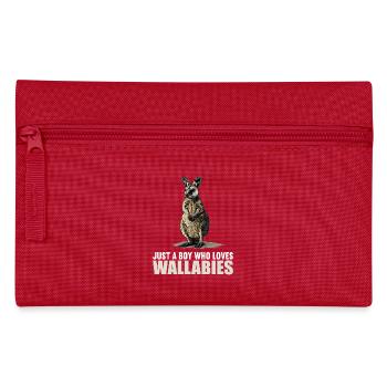 Wallabies Wallaby - Pencil Case - red - Front