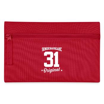 31 Birthday - Pencil Case - red - Front