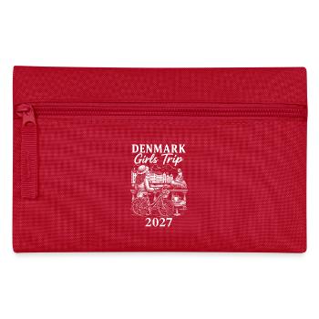 Voyage entre filles au Danemark 2027 - Trousse - rouge - Devant