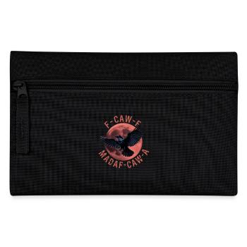 Raven flight in front of a red moon - Pencil Case - black - Front