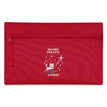 Aggro Drawn: Laser | Cat play instinct - Pencil Case - red - Front