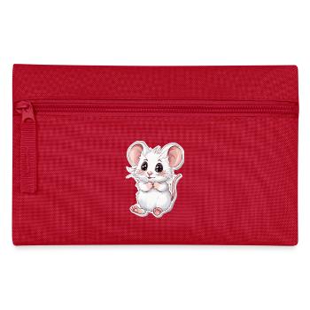Maus - Federtasche - Rot - Vorne