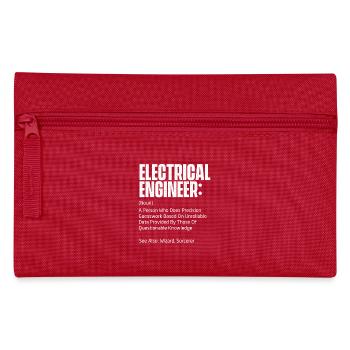 Elektroingenieur Definition Lustiges MINT-Geschenk - Federtasche - Rot - Vorne