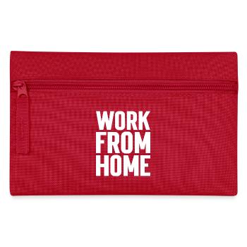Travail À Domicile Motivant Tee - Trousse - rouge - Devant