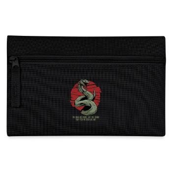 Créatures mythologiques du basilic - Trousse - noir - Devant