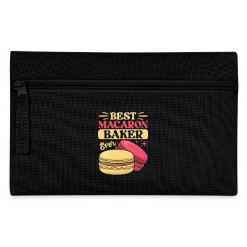 Macaron French Desserts - Pencil Case - black - Front
