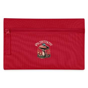 Mushroom Picking Mushrooms Picking Mushroom Hunters Forest - Pencil Case - red - Front