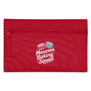 Macaron French Desserts - Pencil Case - red - Front