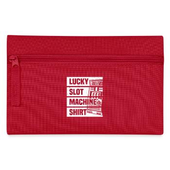 Lucky Slot Machine Casino Jeux d’argent - Trousse - rouge - Devant