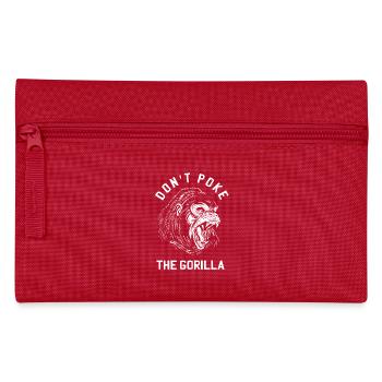 Don't poke the gorilla! – Don't Poke Gorilla - Pencil Case - red - Front