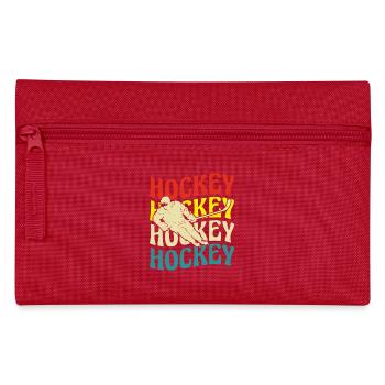 Eishockey Hockey Eishockeyspieler Geschenk  - Pencil Case - red - Front