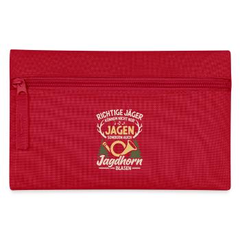 Chasse Cor Chasseur Chasse Cor Souffleur Chasse Chasse - Trousse - rouge - Devant