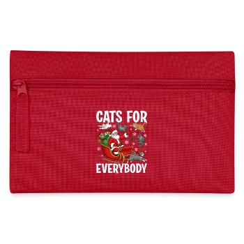 Des chats pour tout le monde - Trousse - rouge - Devant