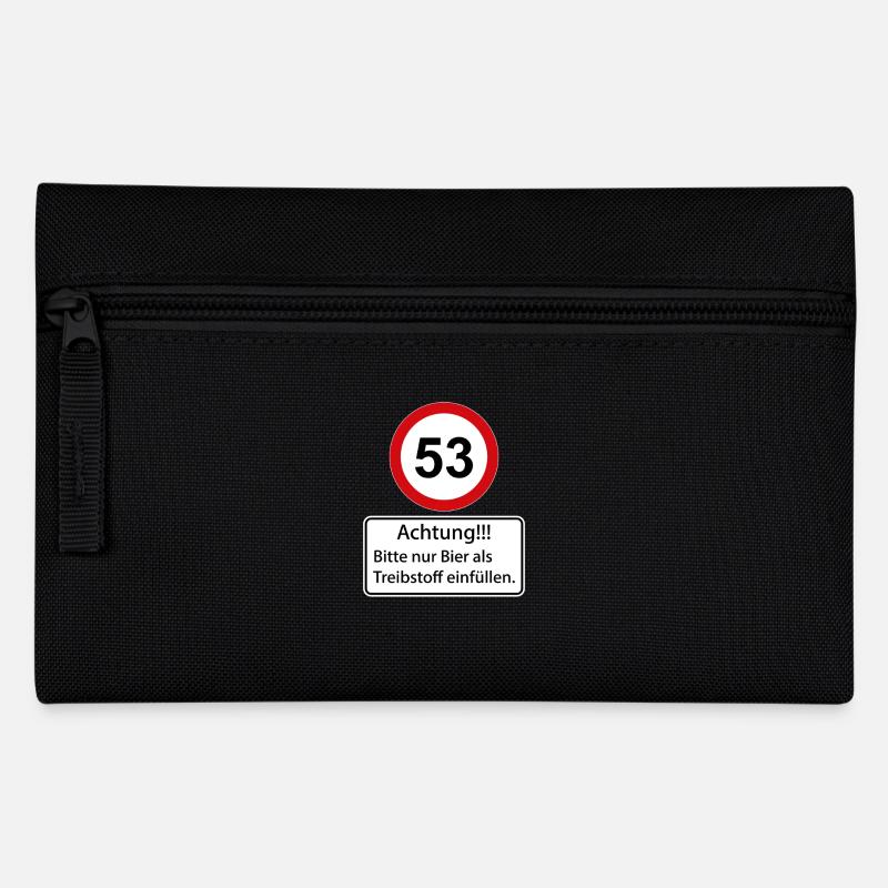 53 Caution only fill beer as fuel - Pencil Case - black
