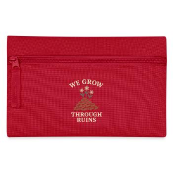 Hopepunk Kindness Rebellion Soft Activism Radical - Pencil Case - red - Front