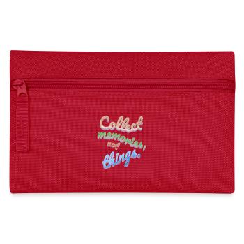 Collectionnez des souvenirs, pas des choses - Trousse - rouge - Devant