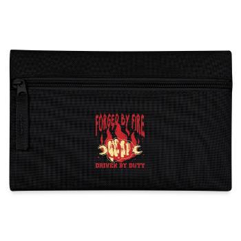 Military Mechanic Forget By Fire Driven By Duty - Pencil Case - black - Front