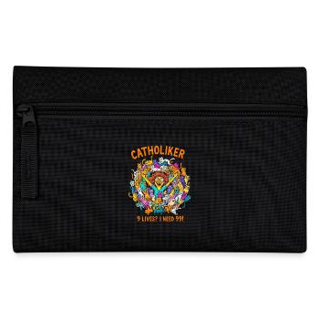 Catzoholic - Just one more cat! - Pencil Case - black - Front