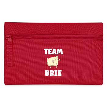 Humour fromage brie - Trousse - rouge - Devant