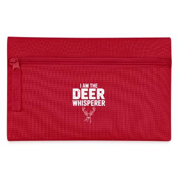 Je suis le chuchoteur de cerfs - Trousse - rouge - Devant