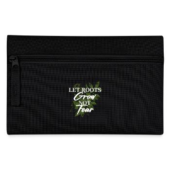 Humanité Égalité Laisser pousser les racines - Trousse - noir - Devant