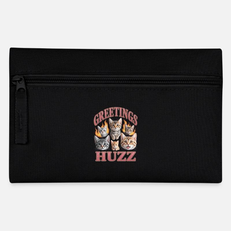 Greetings Huzz Unwearable Bootleg - Federtasche - Schwarz