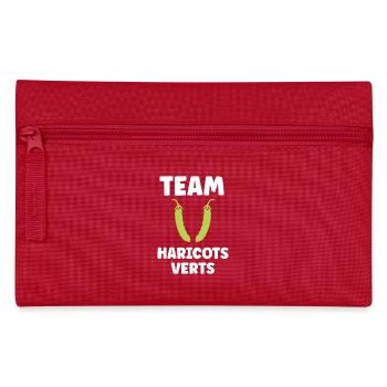 French bean - Pencil Case - red - Front