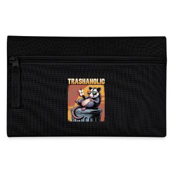 Funny Opossum - Pencil Case - black - Front