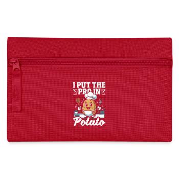 Taters Over Haters Potato - Pencil Case - red - Front