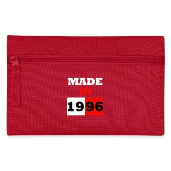 Born in 1996 Vintage Block - Pencil Case - red - Front