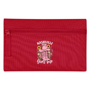 Girls Trip Nashville 2026 - Federtasche - Rot - Vorne