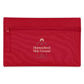 Christian Homeschool-Mother-Faith - Pencil Case - red - Front