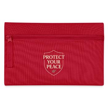 Calm is rebellion. Soft Life Self Care - Pencil Case - red - Front