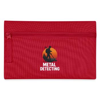 Silhouette d’aventure de chasse au trésor Détection de métaux - Trousse - rouge - Devant