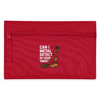 Détecteur de métaux dans votre jardin Chasseur de trésors - Trousse - rouge - Devant