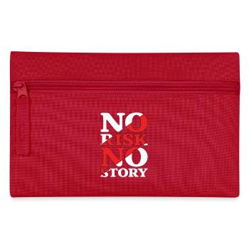 No Risk No Story - Federtasche - Rot - Vorne