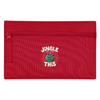 Jingle This Lustige Weihnachtskugel - Federtasche - Rot - Vorne