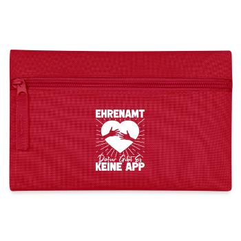 Bénévole travailleur social Pas d’application - Trousse - rouge - Devant
