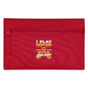 Jazz Je joue du saxophone Instrument de musique superpuissant - Trousse - rouge - Devant