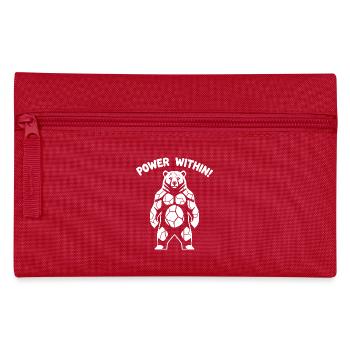 Power Within: Stone Gorilla Power - Pencil Case - red - Front