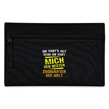 Don du soigneur de zoo - Trousse - noir - Devant