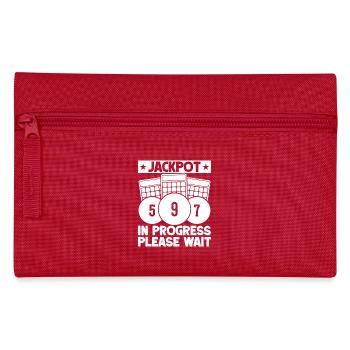 Bingo Player Jackpot In Progress Please Wait Bingo - Pencil Case - red - Front