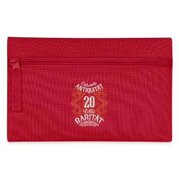 20. Geburtstag Antiquität Rarität - Federtasche - Rot - Vorne