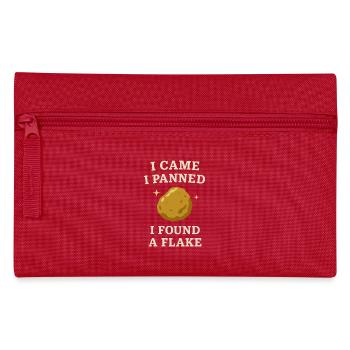 Goldwaschen Hobby Geschenk Creek Pan - Federtasche - Rot - Vorne